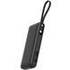 УМБ Acefast 20000mAh 130W PD,QC3.0 USB-A+USB-C In/Out,built-in cable M22 Gray (6974316283904) [403528], фото 4