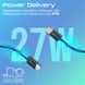 Кабель Promate EcoLine-Ci120 USB Type-C - Lightning (M/M), 3 A, 27 W, 1.2 м, Black (ecoline-ci120.black) [604295], фото 2