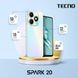 TECNO Смартфон Spark 20 (KJ5n) 6.56" 8/128ГБ, 2SIM, 5000мА•год, Cyber White (4894947013522)