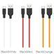 Кабель HOCO X21 Plus USB to Type-C 3A, 2m, silicone, silicone connectors, Black+White (6931474713889) [804343], фото 3