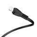 Кабель HOCO X40 USB to iP 2.4A, 1m, TPE, TPE connectors, Black (6931474711656) [805228], фото 4