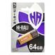Флеш-накопичувач USB 64GB Hi-Rali Stark Series Gold (HI-64GBSTGD) [607281], фото 2