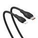 Кабель Baseus Pudding Series Fast Charging Cable Type-C to iP 20W 1.2m Cluster Black (P10355701111-00) [805247], фото 4