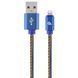 Кабель Cablexpert USB - Lightning (M/M), преміум, 2 м, синій (CC-USB2J-AMLM-2M-BL) [603671], фото 2