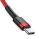 Кабель Baseus Cafule USB Cable Type-C-Type-C 3A 1m Red (CATKLF-G09) [802478], фото 3