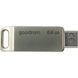 USB Flash GoodRAM 64GB USB 3.2 ODA3 Metal, Retail (ODA3-0640S0R11) [403921], фото 1