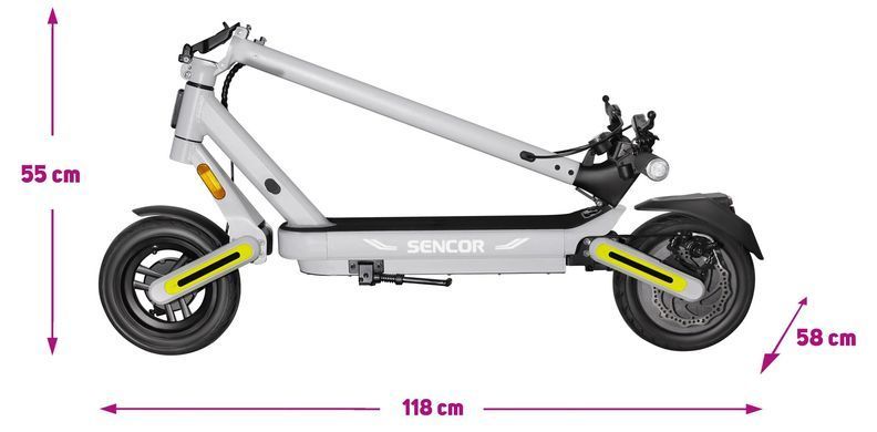 Електросамокат Sencor S71 LIGHT (68000177) [204309]