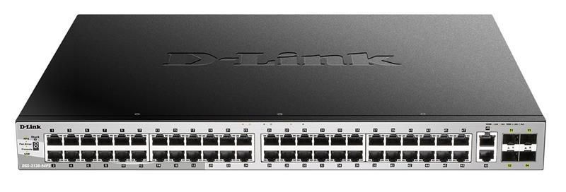 Комутатор D-Link DGS-3130-54S 48xGE, 2x10GE, 4xSFP+, L3 (DGS-3130-54PS) [15203]
