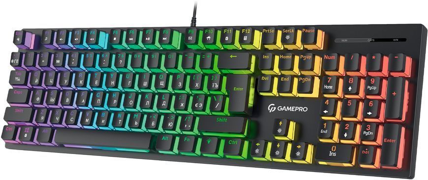 Клавіатура GamePro Black (MK85B) [612276]