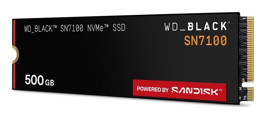 Твердотільний запам&rsquo;ятовувальний пристрій накопичувач (SSD) G4 M.2 NVME 500GB BK SN7100 SANDISK (WDS500G4X0E) [501444]