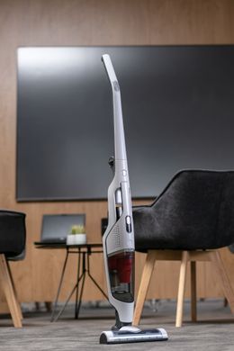 Пилосос Gorenje бездротовий, 162Вт, конт пил -0.5л, автон. робота до 60хв, HEPA, 2 в 1, підсвічування, індикатор, синій (SVC216GFW) [102326]