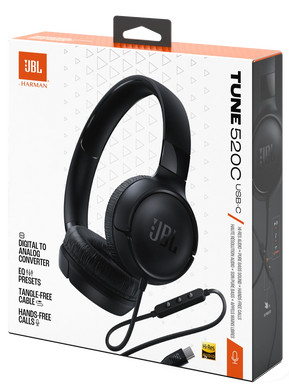 Гарнітура JBL TUNE 520C Black (JBLT520CBLK) [201433]