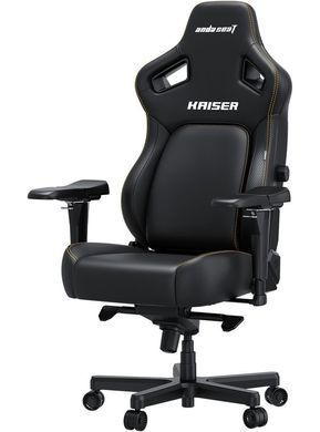 Крісло для геймерів Anda Seat Kaiser 4 Size XL PVC Black (AD12YDDC-XLL-20-B-PV/C) [611667]