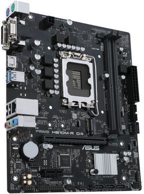 Материнcька плата ASUS PRIME H610M-R D4-SI s1700 H610 2xDDR4 M.2 HDMI D-Sub DVI mATX White BOX WITH ACCESSORY (90MB1B40-M0ECY0) [109068]