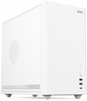 Корпус 2E Credo Metal V350W без БЖ, 1xUSB3.0, 1х USB 2.0, 1xUSB Type-C, 3x120мм, VGA 350мм, LCS ready, контролер з пультом, mATX, білий (2E-V350W) [112197]