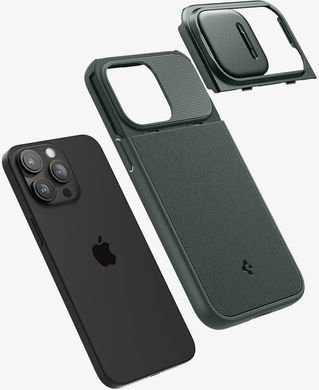 Чохол-накладка Spigen Optik Armor MagFit для Apple iPhone 15 Pro Abyss Green (ACS06739) [602173]