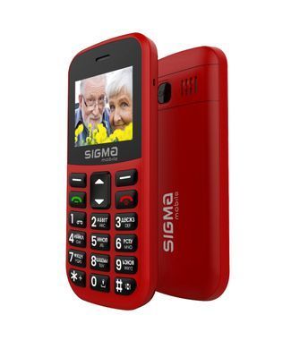 Мобільний телефон Sigma mobile Comfort 50 Easy Red (4827798585221) [600359]