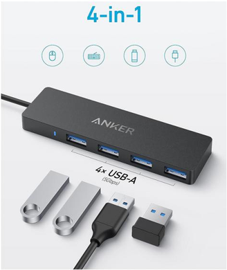 Перехідник Anker PowerExpand Direct 4-in-1 USB-C PD Media Hub (A8309G11) [204230]