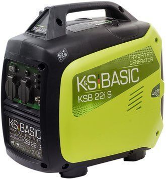 Генератор бензиновий інверторний Konner&Sohnen KSB 22i S, 230В, 2.0кВт, ручний запуск, 15.6кг (KSB22IS) [105927]