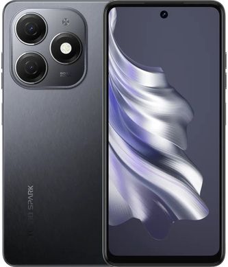 TECNO Смартфон Spark 20 (KJ5n) 6.56" 8/128ГБ, 2SIM, 5000мА•год, Gravity Black (4894947011603)