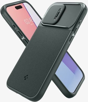 Чохол-накладка Spigen Optik Armor MagFit для Apple iPhone 15 Pro Abyss Green (ACS06739) [602173]