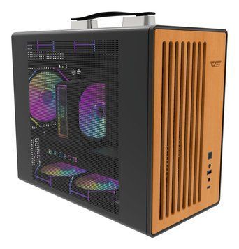 Корпус для комп'ютера DARK FLASH WD200 mATX без блока живлення, чорний (WD200 BLACK) [504455]