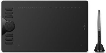 Графічний планшет Huion 10"x6.25", microUSB, чорний (HS610) [112669]