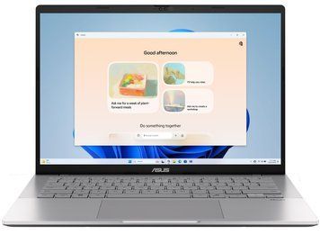Ноутбук ASUS Vivobook S 14 S3407CA-LY009 14" WUXGA IPS, Intel Ultra 7 255H, 16GB, F1TB, UMA, NoOS, Сірий (90NB16J2-M000C0) [107927]