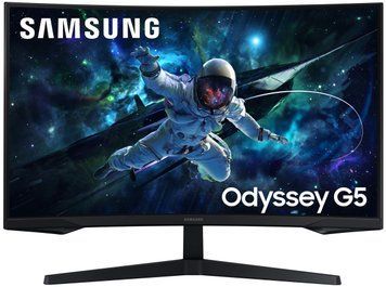 Монітор Samsung 31.5" Odyssey G55C 2xHDMI, DP, VA, 2560x1440, 165Hz, 1ms, CURVED (LS32CG550EIXUA) [112398]