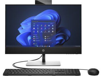 Комп'ютер персональний моноблок HP ProOne 440-G9 23.8" FHD IPS AG, Intel i5-13500T, 16GB, F512GB, UMA, кл+м, DOS, чорний (6D4B5EA) [11091]
