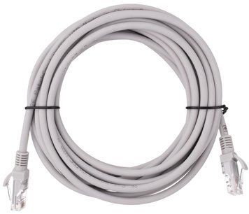 Патч-корд 2E САТ 5e, UTP, 3м, 26AWG, RJ45, 7/0.16, Cu, LSZH, сірий (2E-PC5ECU-3LSZH-GRY) [109898]