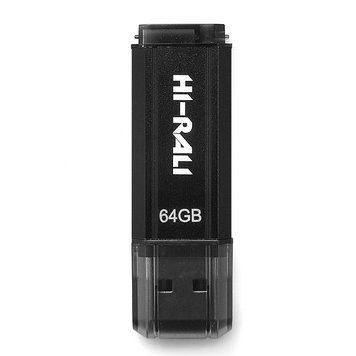 Флеш-накопичувач USB 64GB Hi-Rali Stark Series Black (HI-64GBSTBK) [607144]