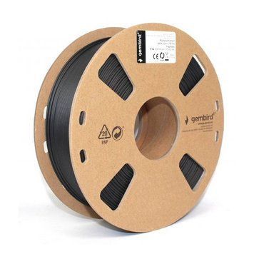Філамент пластик Gembird для 3D-принтера 3DP-PLA 1.75 мм 1 кг, чорний (3DP-PLA+1.75-02-BK) [618269]