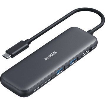 USB-хаб Anker USB-C Hub 332 5-in-1 Black (A8355H11) [621040]