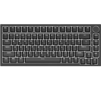 Клавіатура Ajazz AK820 Red Switch Black USB-C (AK820-R-B) [619473]