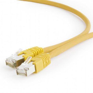 Патч-корд S/FTP Cablexpert литий, 50u штекер із клямкою, 1м, жовтий (PP6A-LSZHCU-Y-1M) [619092]