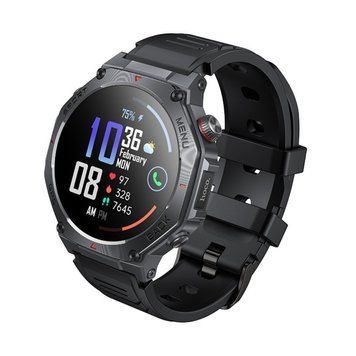 Смарт-годинник HOCO Y37 AMOLED 36mm. 520 mAh. GPS sports watch(call version) Black (6942007666046) [806412]