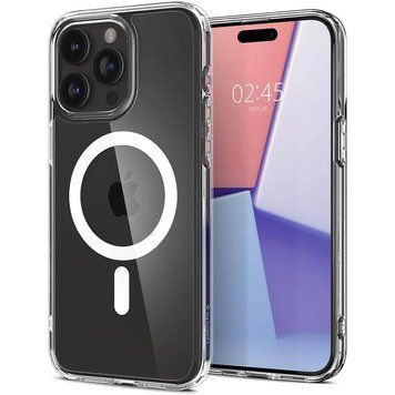 Чохол-накладка Spigen Crystal Hybrid with MagFit для Apple iPhone 15 Pro Max Clear (ACS06450) [614858]