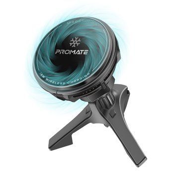 Бездротовий зарядний пристрій Promate MagSafe Black (magchill-ga) [603339]