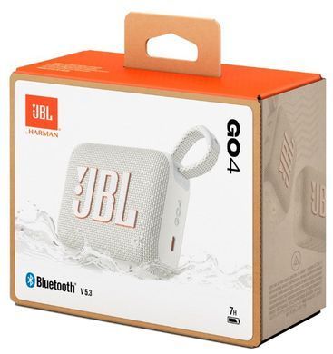 Портативна акустика JBL Go 4 White (JBLGO4WHT) [201535]