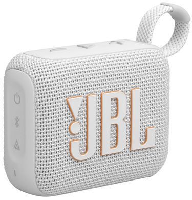 Портативна акустика JBL Go 4 White (JBLGO4WHT) [201535]