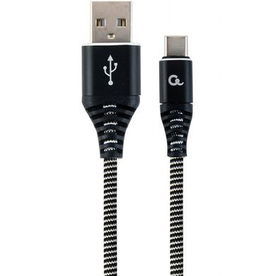 Кабель Cablexpert USB - USB Type-C (M/M), преміум, 1 м, чорний (CC-USB2B-AMCM-1M-BW) [603685]