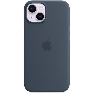 Чохол-накладка Apple Silicone Case with MagSafe для Apple iPhone 14 Storm Blue (MPRV3) [601893]
