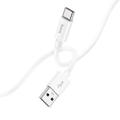 Кабель HOCO X87 Magic silicone charging data cable for Type-C White (6931474783240) [804344]