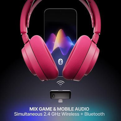 Ігрова гарнітура SteelSeries Arctis Nova 7 Gen 2 Wireless Magenta PC/PS/SW/MAC/MOB (61732) [404494]