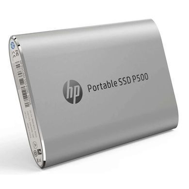 SSD external, USB 3.1 Gen2 Type-C 500Gb, HP P500, TLC, Silver, срібний, Retail (7PD55AA) [42711]