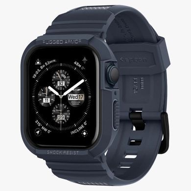 Чохол та ремінець 2в1 Spigen для Apple Watch 45-44mm, Rugged Armor Pro, Charcoal Gray (ACS00819) [108712]