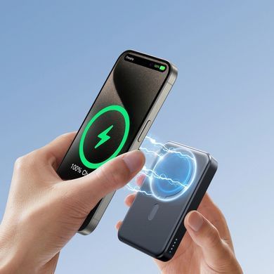 Універсальна мобільна батарея Joyroom Magnetic Wireless JR-W020 10000mAh 20W Black (6941237118455) [617008]