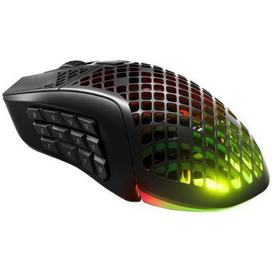 Мишка SteelSeries Aerox 9 Wireless RGB, 18000dpi., 18кн. Black (62618) [401314]