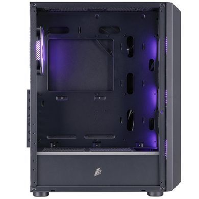 Корпус 1stPlayer Black без БЖ (H6-BK-4F7) [608783]